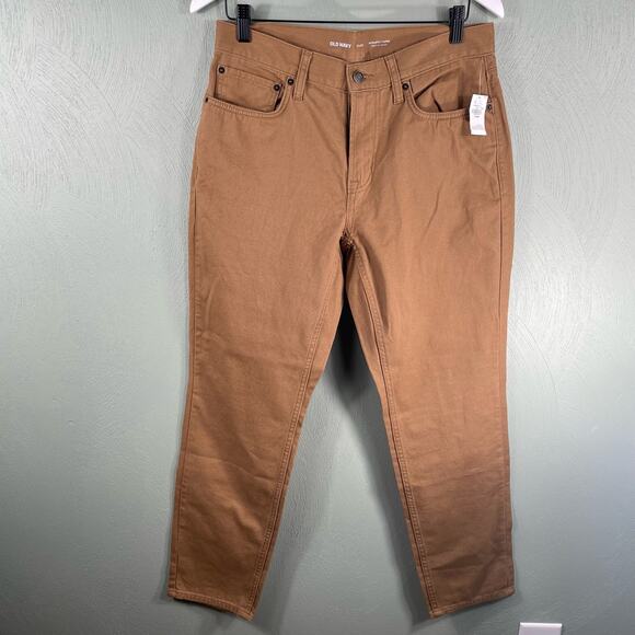 Old Navy Pants Men Size 31x30 Brown Athletic Taper Non-Stretch Flat Front Casual - Picture 4 of 11